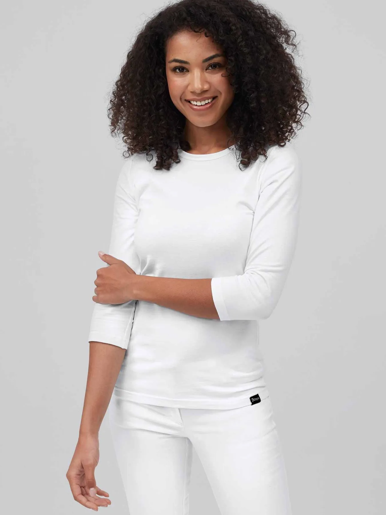 7days Daen ¾-Ar-hirt RIGA-Damen Langarmshirts|T-Shirts