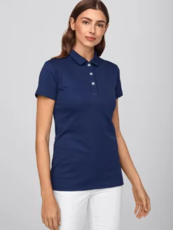 7days Daen Poohirt OTTA PRO au Piqué-Damen Poloshirts