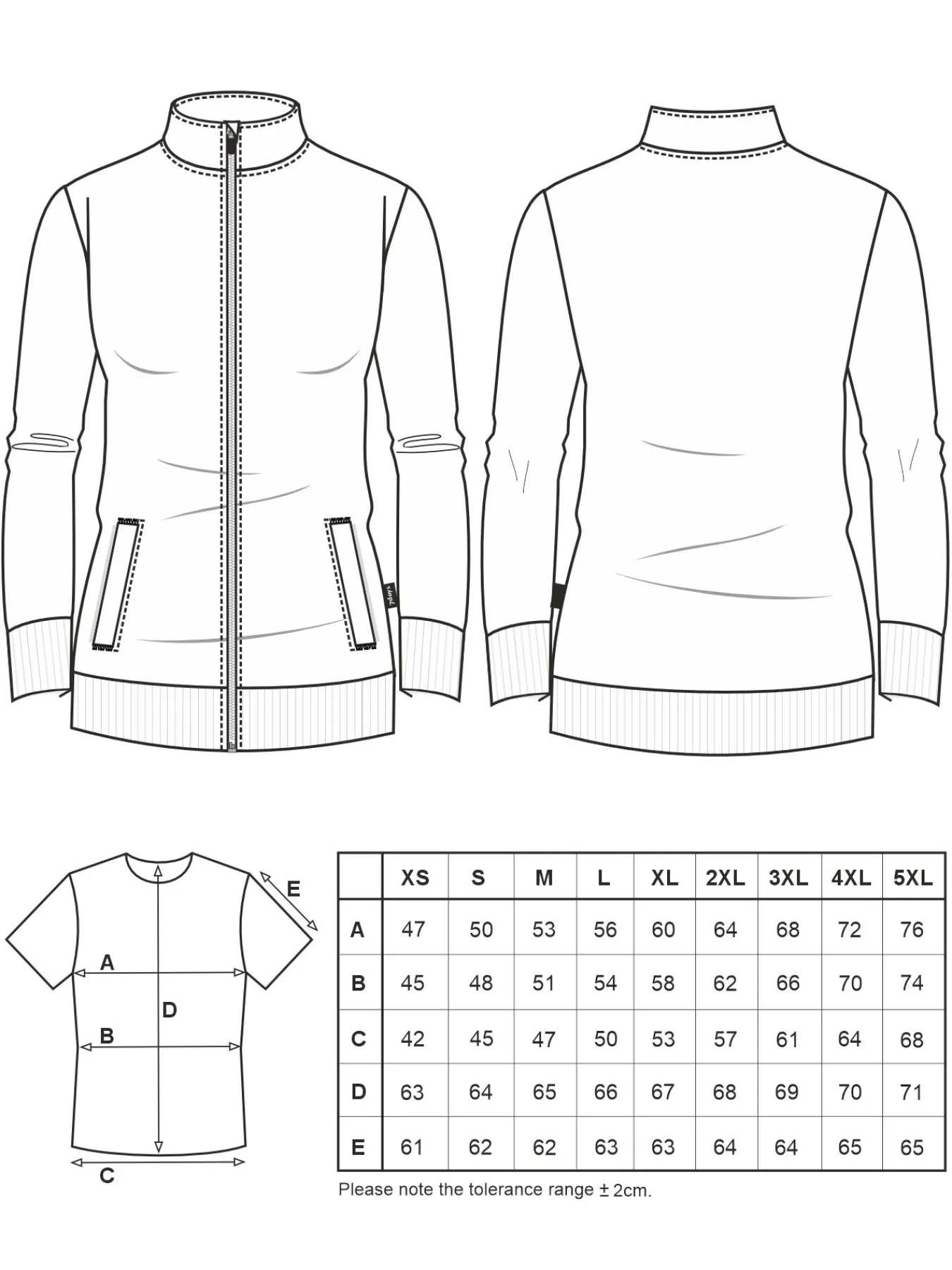 7days Daen-weatjacke CANNE - 60°-Damen Sweatjacken
