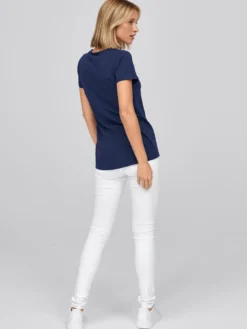 7days Daen T-hirt CORIA it ängerer Rückenpartie-Damen T-Shirts