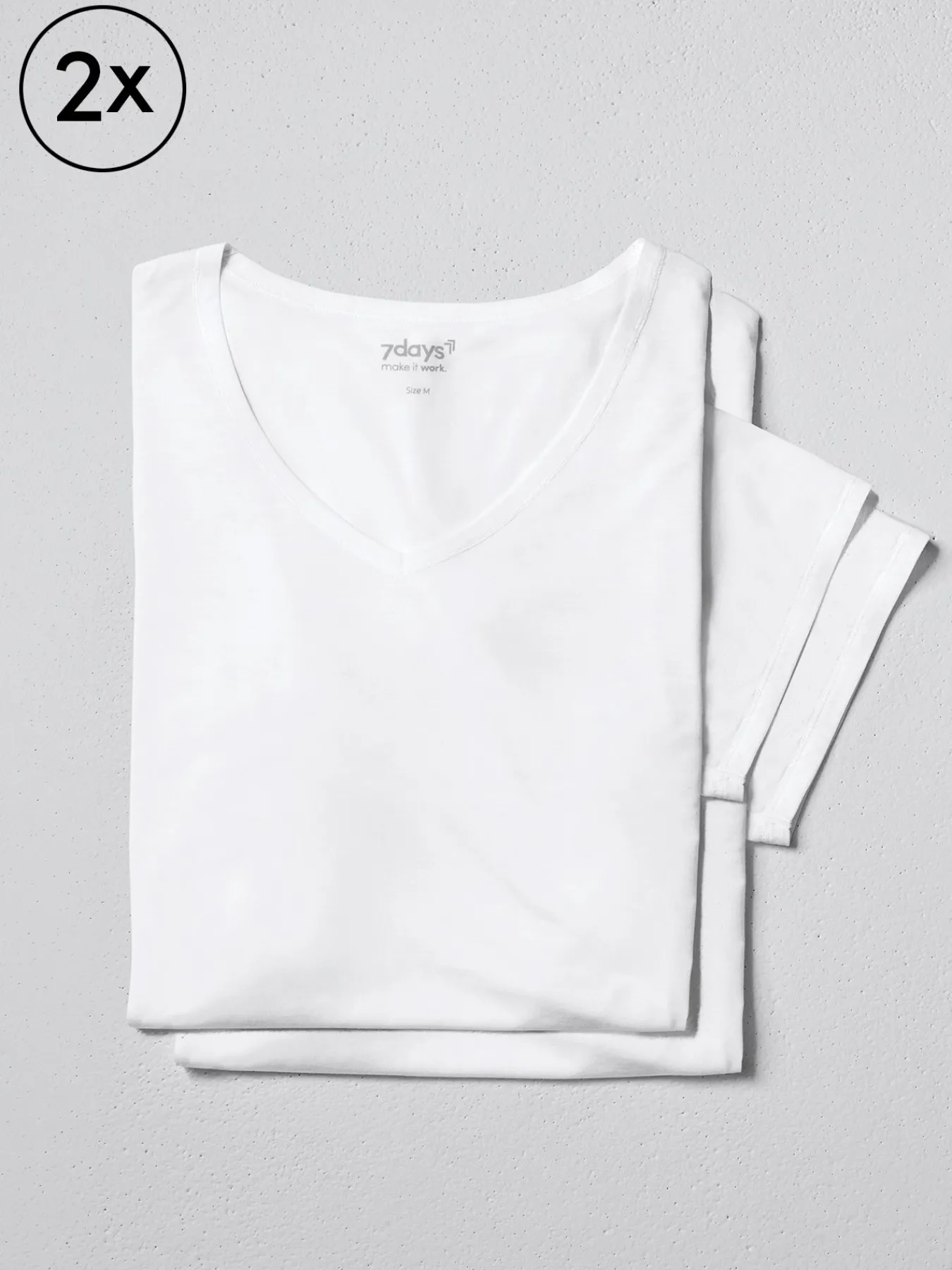 7days Herren Unterziehhirt BORIK 2er-Pack-Herren T-Shirts