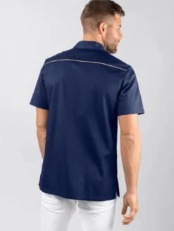 7days Kaack ANTRIM mit Druckknopfleite-Herren Kasacks Mit Verschluss
