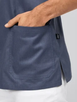 7days Kasack ARNES mit Druckknopfleiste-Herren Kasacks Mit Verschluss