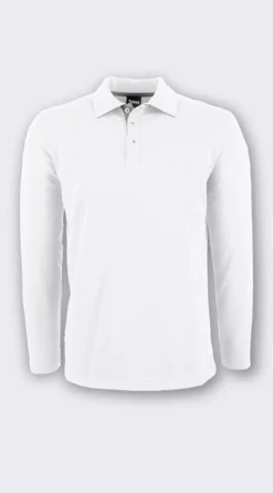 7days Langarmshirt ALGIER mit Kragen, Single Jersey-Herren Langarmshirts