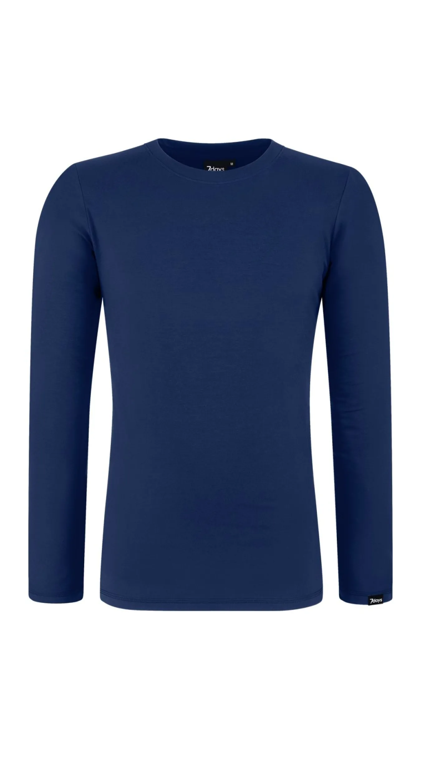 7days Langarmshirt Lyocell-Herren Langarmshirts