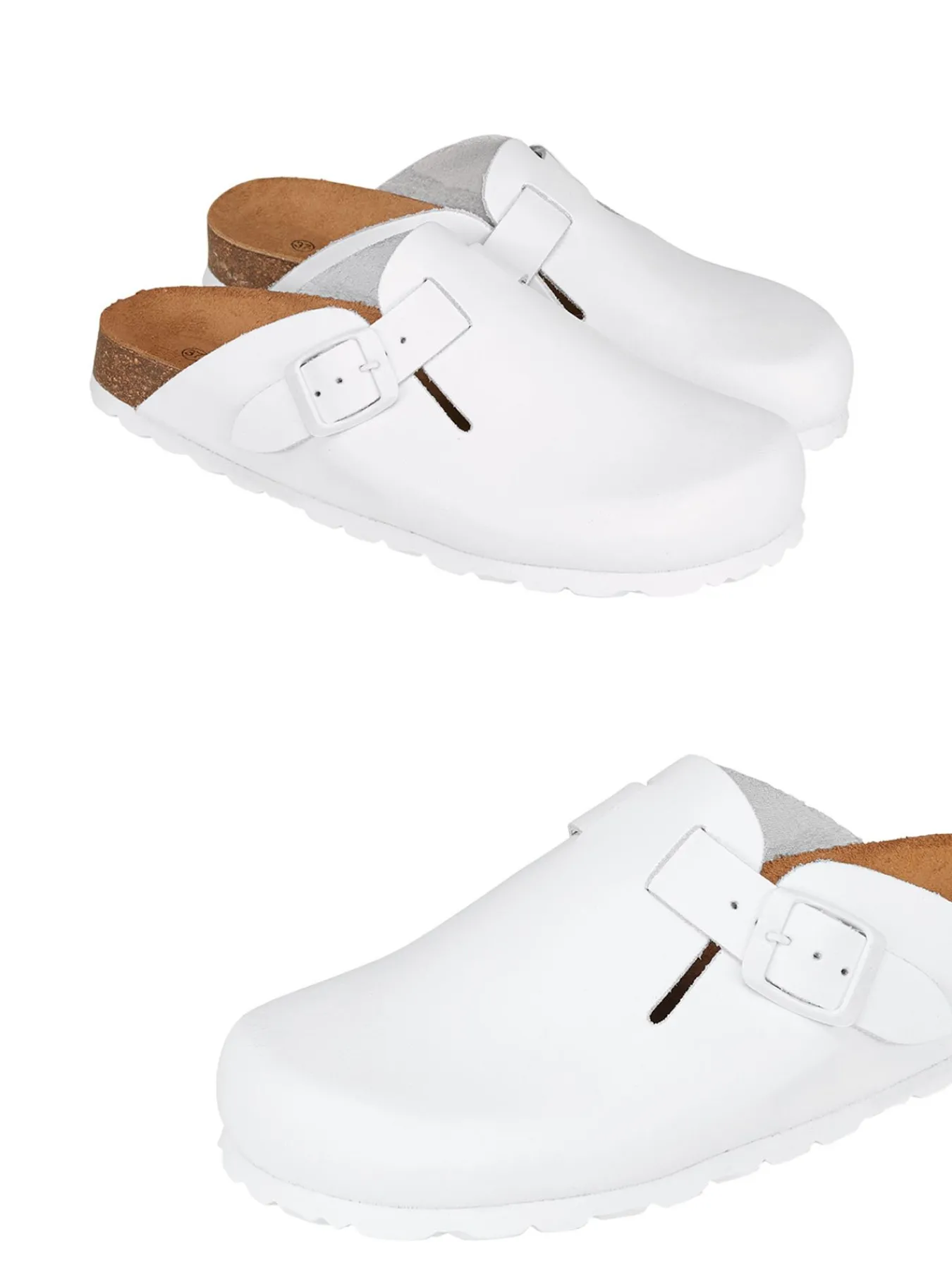7days Leder-Clog-Damen Clogs|Clogs