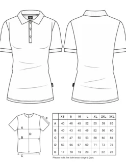 7days Poohirt ARNIA, Piqué - Knopfeite it Kontrat-Damen Poloshirts