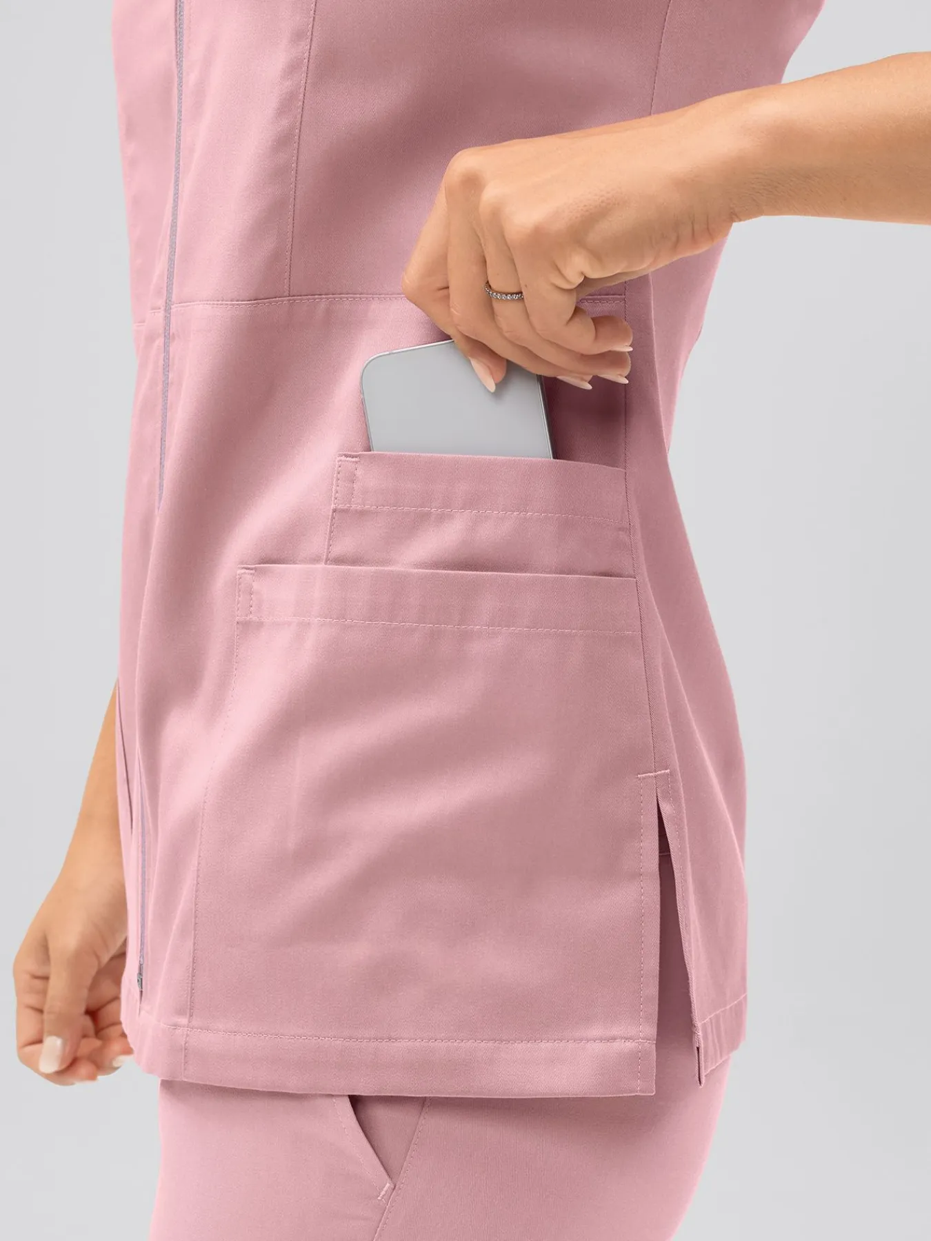 7days tretchkaack AVA yoce (TENCE™)-Damen Kasacks Mit Verschluss