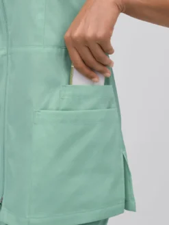 7days tretchkaack AVA yoce (TENCE™)-Damen Stretchkasacks|Kasacks Mit Verschluss