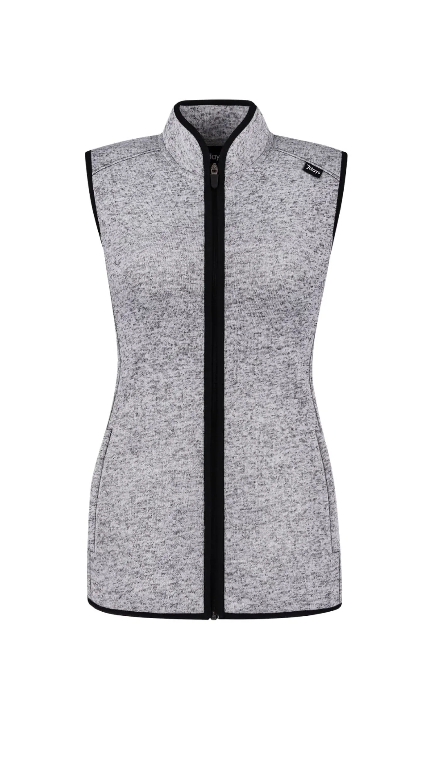 7days Strickfleeceweste-Damen Fleecejacken