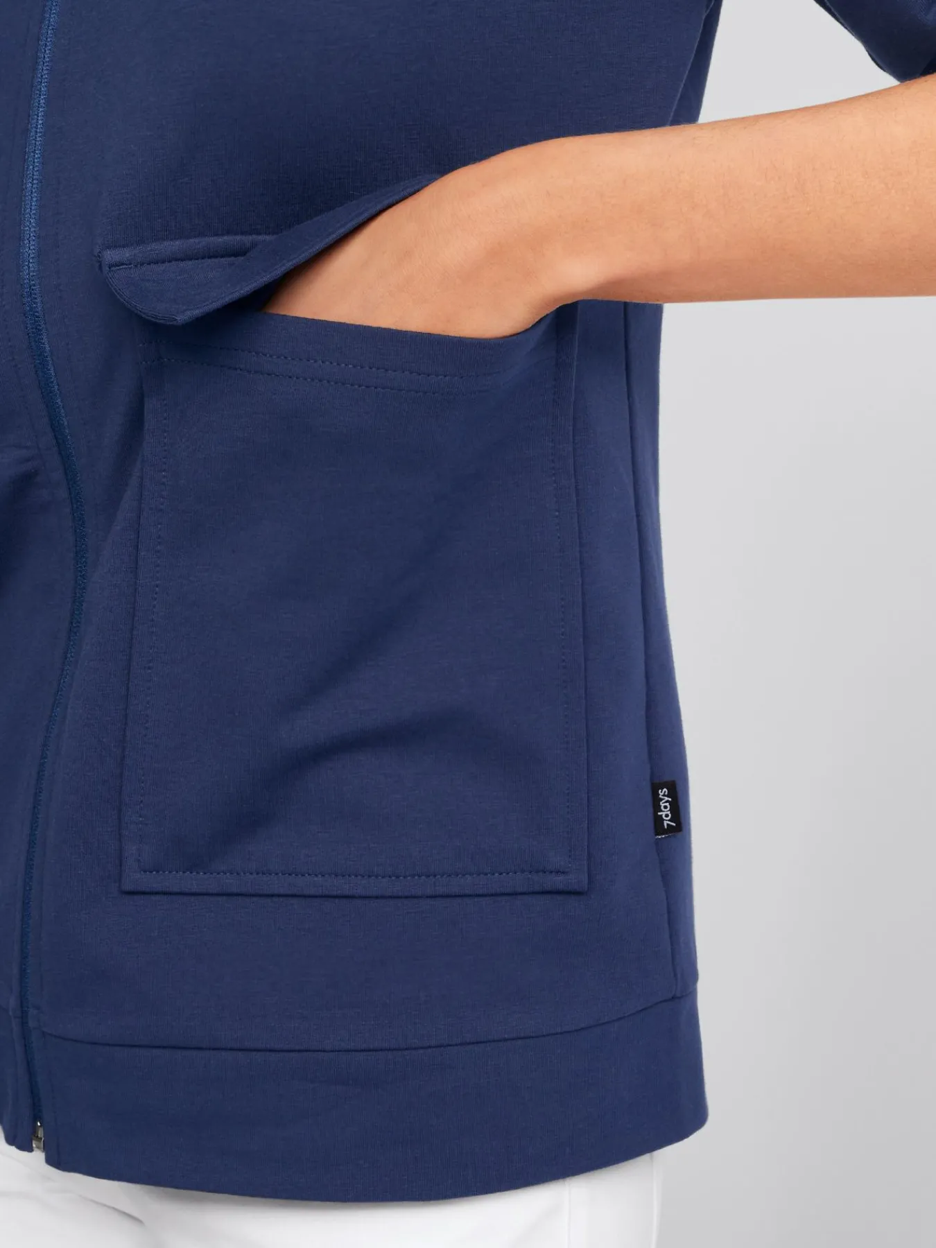 7days weatjacke BRUE-Damen Sweatjacken