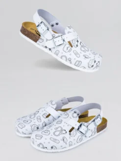 7days Unisex Komfort-Clog-Damen Clogs