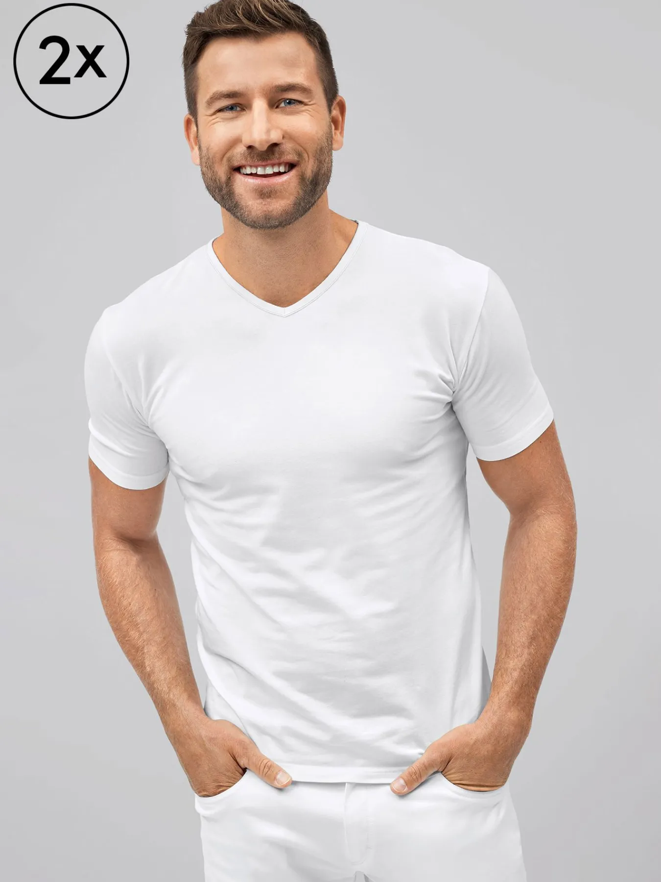 7days Unterziehhirt im 2er-Pack-Herren Multipacks|T-Shirts